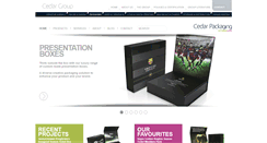 Desktop Screenshot of cedarpackaging.com